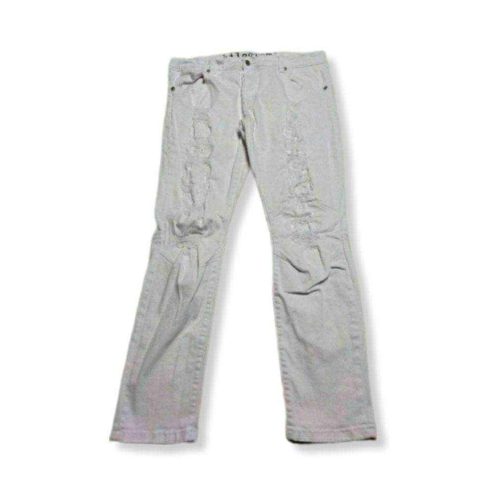 Kilogram Distressed Fitted Jeans